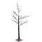 4ft. Pre-Lit Brown Frosted Christmas Twig Tree, Multicolor LED Lights
